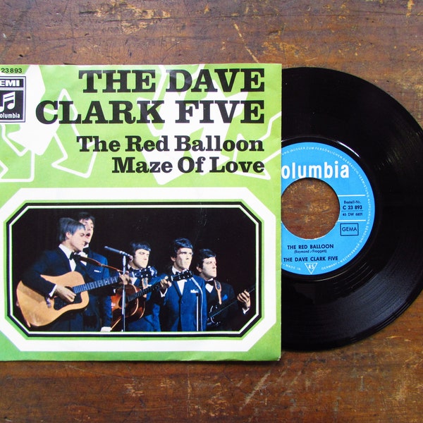 Vinyl 45 The Dave Clark Five The Red Balloon 1968 Beat Single / Rock Pop / Garage Rock