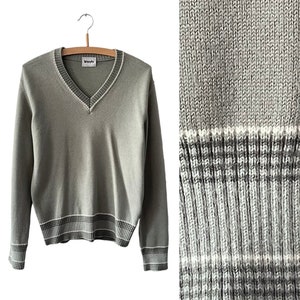 80s sweater / vintage sweater / 80s / men&#39;s sweater / men&#39;s sweater / 1980s sweater linen / knitted sweater