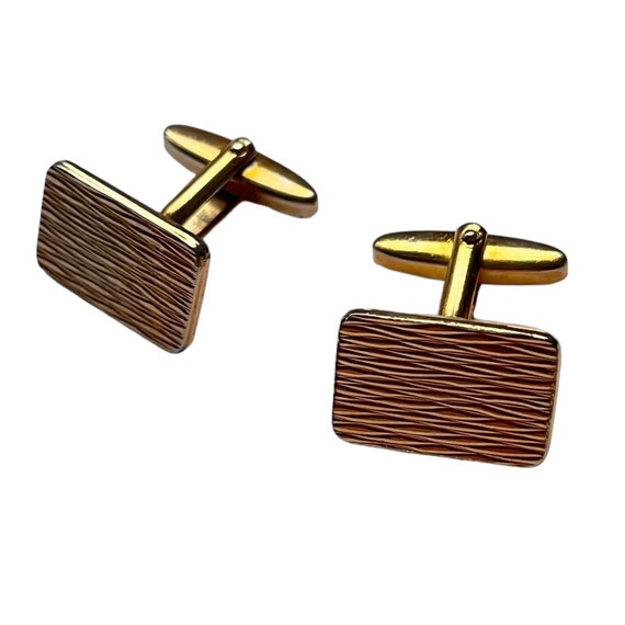 Boutons De Manchette Vintage Signés L'Aiglon - Métal Doré Années 60/70 - Occasion