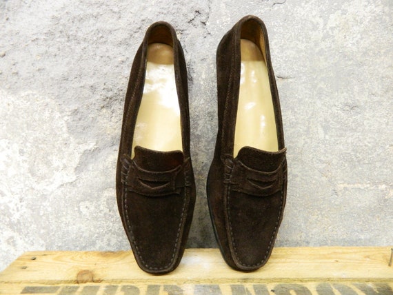 Tods 40 dark brown / leather slipper brown / leath