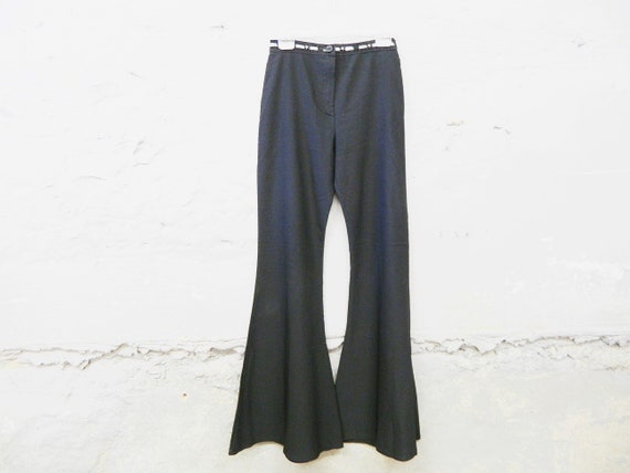 Mega Pants / 70s Pants Black / Vintage 