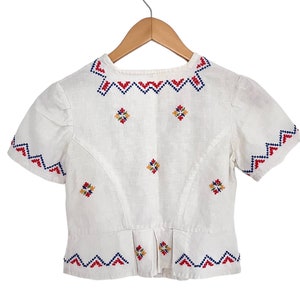 1960s Tunika Bluse Mädchen / Vintage Kinder Tunika bestickt / Boho Kinderkleidung / Hippie / 22.5.23-14 Bild 5