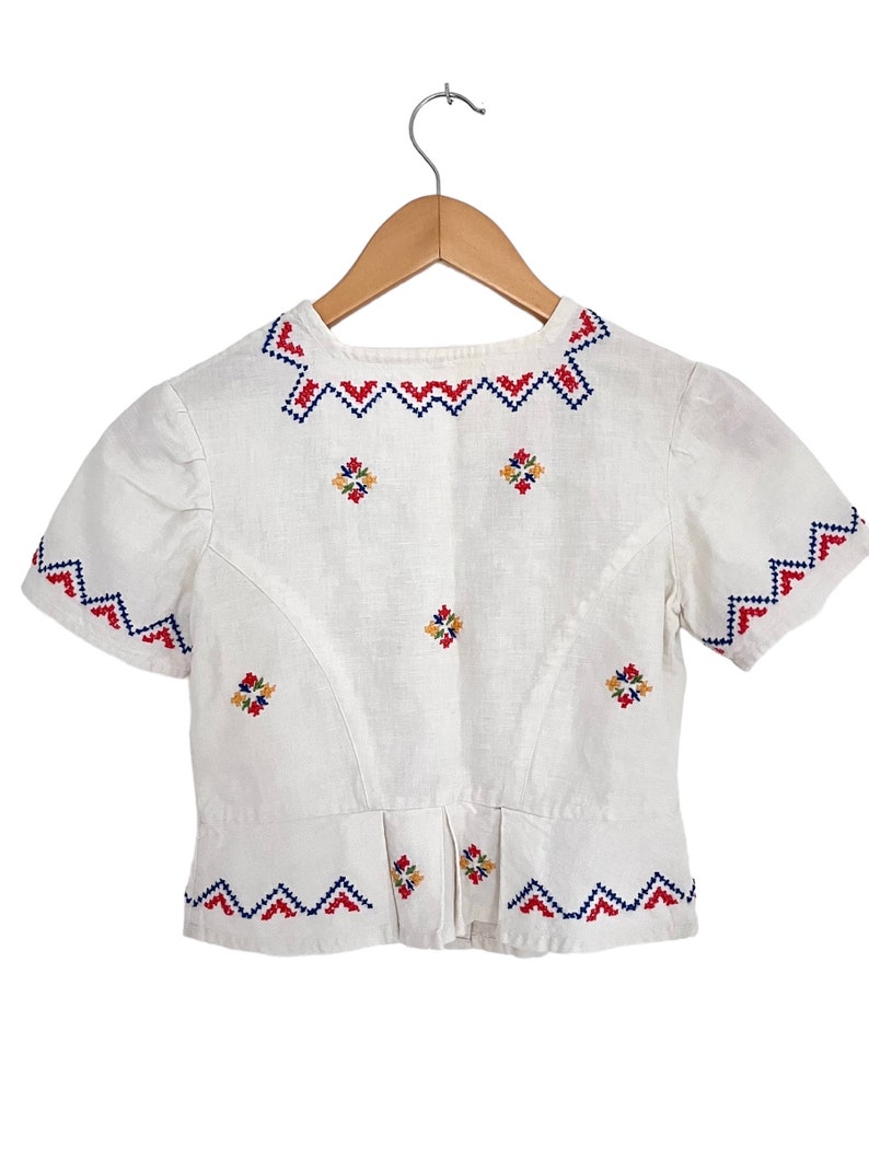 1960s Tunika Bluse Mädchen / Vintage Kinder Tunika bestickt / Boho Kinderkleidung / Hippie / 22.5.23-14 Bild 5