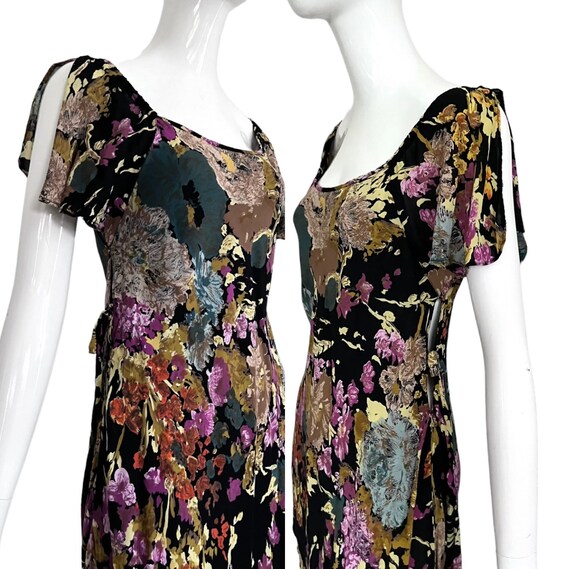 Amazing Dress Flower Viscose True Vintage 1990s d… - image 9