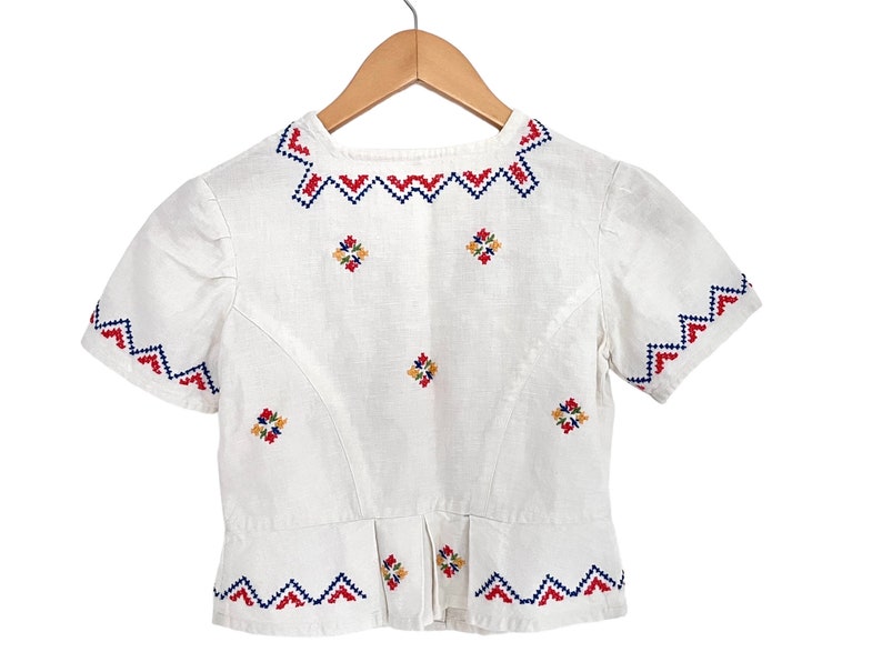 1960s Tunika Bluse Mädchen / Vintage Kinder Tunika bestickt / Boho Kinderkleidung / Hippie / 22.5.23-14 Bild 3