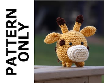 Giraffe Pattern-Mini Giraffe Pattern-Cow Crochet Pattern-Amigurumi Pattern-Crochet Giraffe-Crochet Animal-Crochet Giraffe-Crochet Pattern