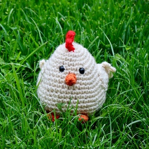 Mini Chicken-Crochet-Amigurumi-Crochet Chicken-Crochet Animal-Stuffed Animal-Chicken Stuffed Animal-Handmade-Baby Shower-Farm Animals