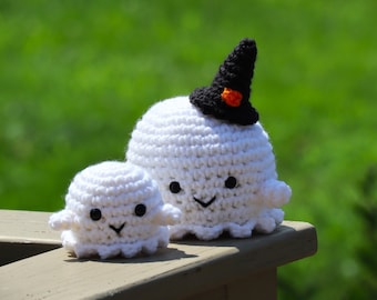 Ghost-Crochet-Amigurumi-Crochet Ghost-Crochet Animal-Stuffed Animal-Stuffed Ghost-Ghost Stuffed Animal-Handmade-Halloween-Halloween Decor