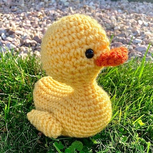 Duckling-Crochet-Amigurumi-Crochet Duckling-Crochet Animal-Stuffed Animal-Crochet Ducklings-Duckling Stuffed Animal-Handmade-Baby Shower