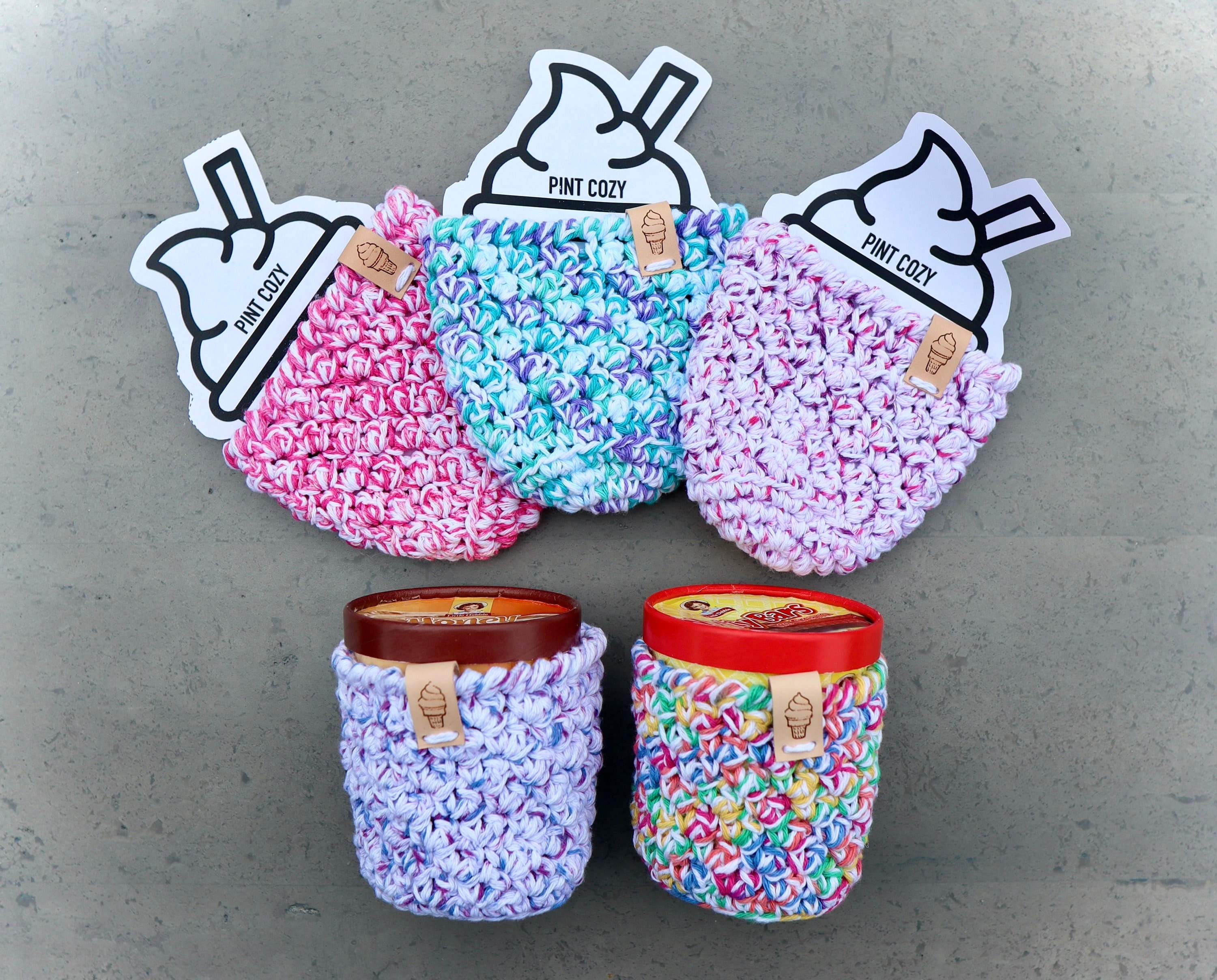 Universal Now Fits Ninja Deluxe and Ninja Creami Pint Size Ice Cream  Cozy/mini Bowl Cozy/pint Cozys /46patterns to Choose From. 