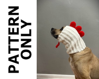 Snood col de cygne pour chien - Snood pour chien - Snood pour chien - Motif au crochet - Snood pour chien - Costume pour chien