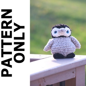 Pinguin Muster-Pinguin Häkelanleitung-Amigurumi Muster-Häkel-Pinguin-Häkeltier-Stofftier-Häkel Pinguin-Häkelanleitung