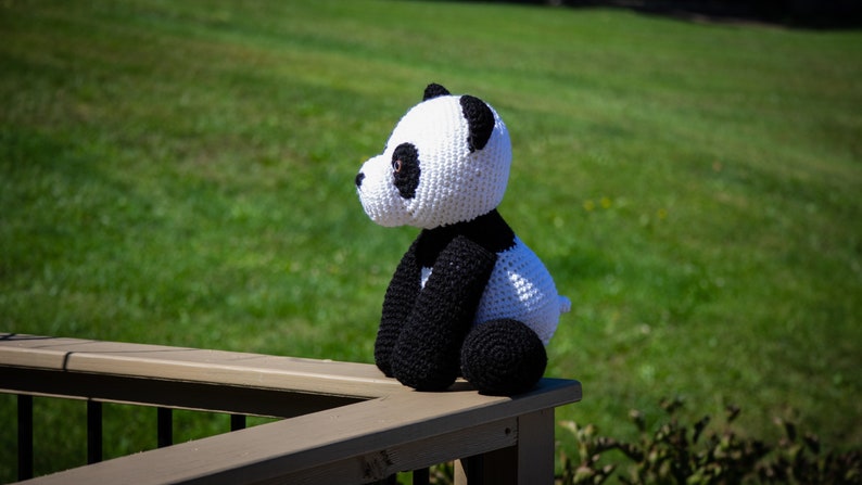 Pepper The Panda Pattern-Panda Crochet Pattern-Amigurumi Pattern-Crochet Panda-Crochet Animal-Stuffed Animal-Crochet Panda-Crochet Pattern image 2