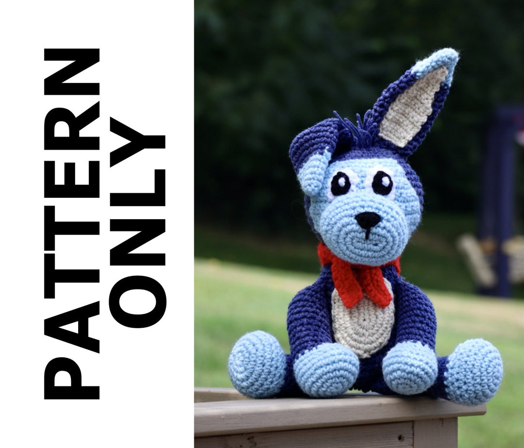 Dog Pattern blue Dog dog dog Crochet Pattern go amigurumi Pattern dog crochet Animal stuffed Animal crochet Pattern go Etsy