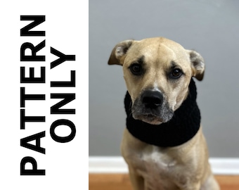 Snood au crochet pour chien, motif au crochet, écharpe pour chien, motif au crochet, écharpe pour chien, costume pour chien, motif au crochet, chapeau pour chien