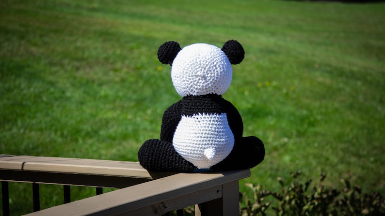 Pepper The Panda Pattern-Panda Crochet Pattern-Amigurumi Pattern-Crochet Panda-Crochet Animal-Stuffed Animal-Crochet Panda-Crochet Pattern image 3