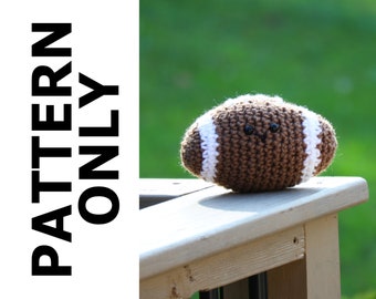 Football Pattern-Football Crochet Pattern-Amigurumi Pattern-Crochet Football-Crochet Animal-Stuffed Animal-Amigurumi Footbal-Crochet Pattern