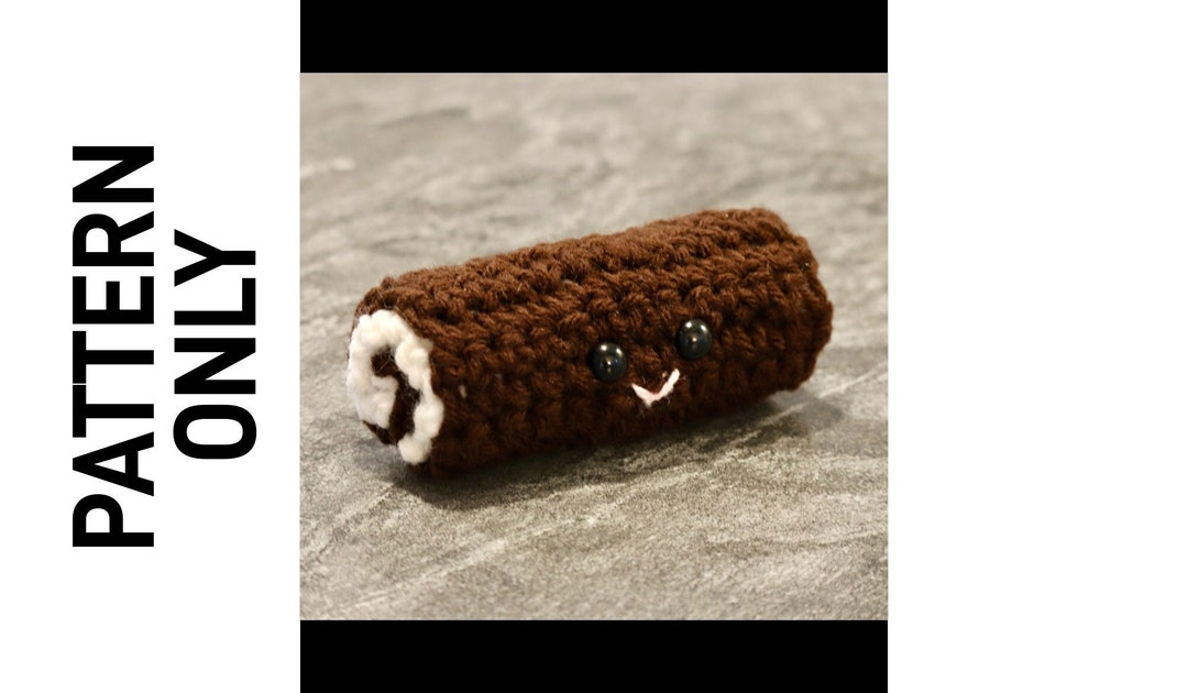 Swiss Roll Patternswiss Rollcrochetamigurumi Foodcrochet Etsy