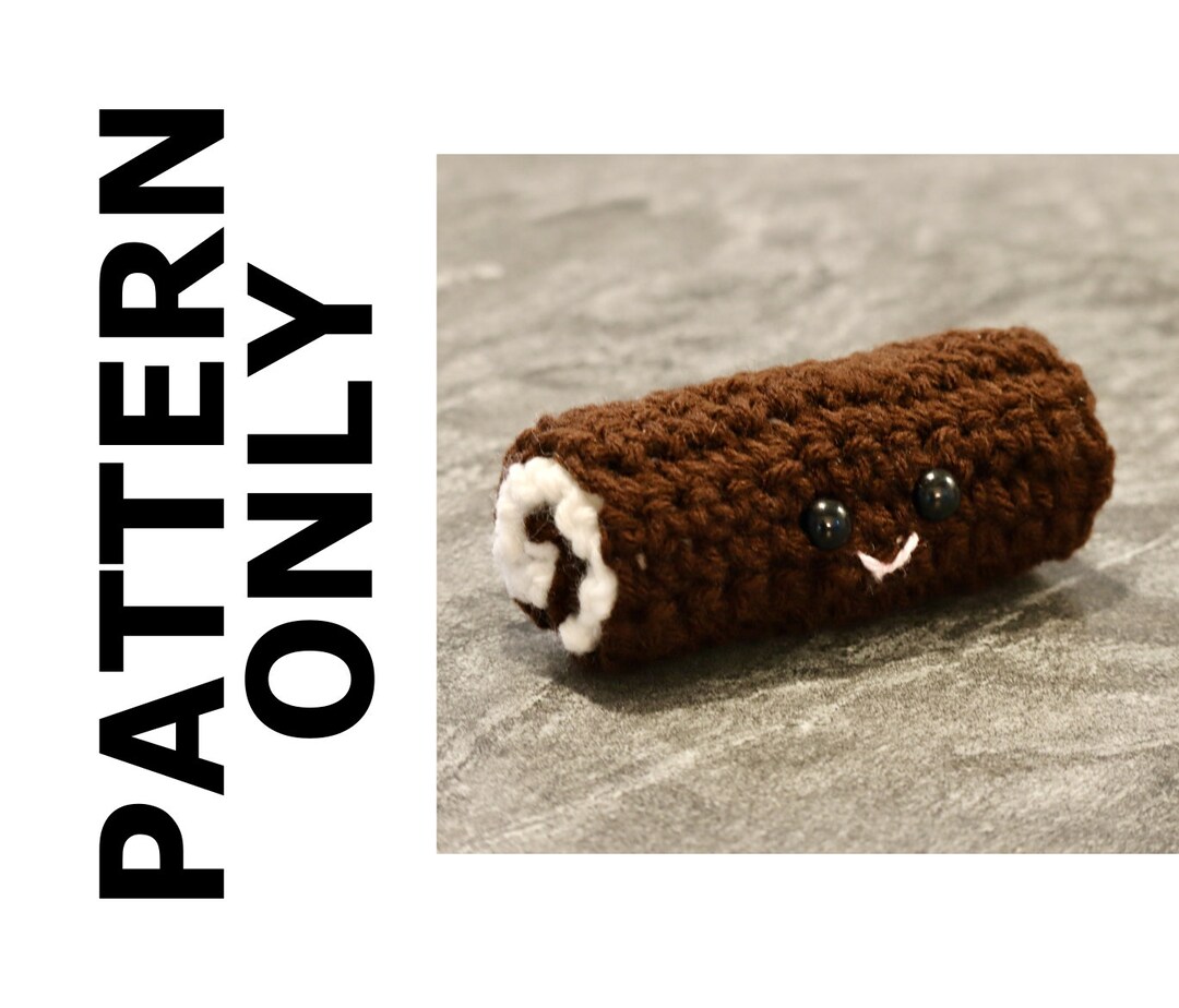 Swiss Roll Patternswiss Rollcrochetamigurumi Foodcrochet Etsy