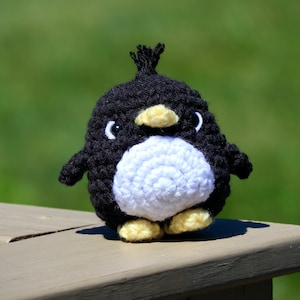 Penguin-Crochet Animals-Amigurumi-Crochet Penguin-Mini Penguin-Stuffed Animal-Crochet Penguin-Penguin Stuffed Animal-Handmade-Baby Shower