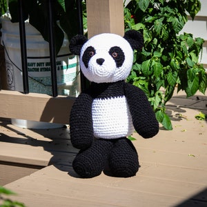Pepper The Panda Pattern-Panda Crochet Pattern-Amigurumi Pattern-Crochet Panda-Crochet Animal-Stuffed Animal-Crochet Panda-Crochet Pattern image 5