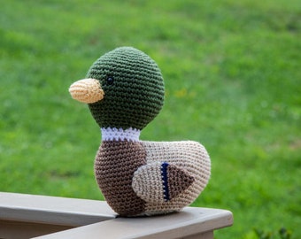 Duck-Crochet-Amigurumi-Crochet Duck-Crochet Mallard-Crochet Animal-Stuffed Animal-Crochet Ducklings-Duck Stuffed Animal-Handmade-Baby Shower