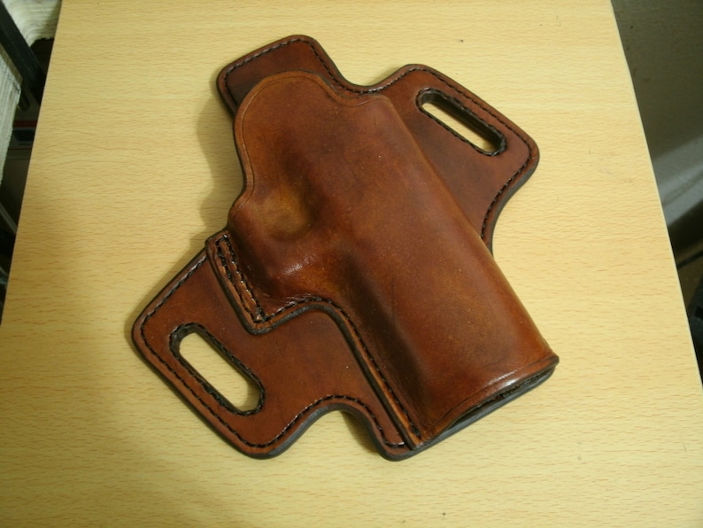 Avenger Style Holster Smith /& Wesson MP 9 Shield Chocolate Brown Medium Brown Light Brown Black Leather Holster OWB RightLeft Handmade USA