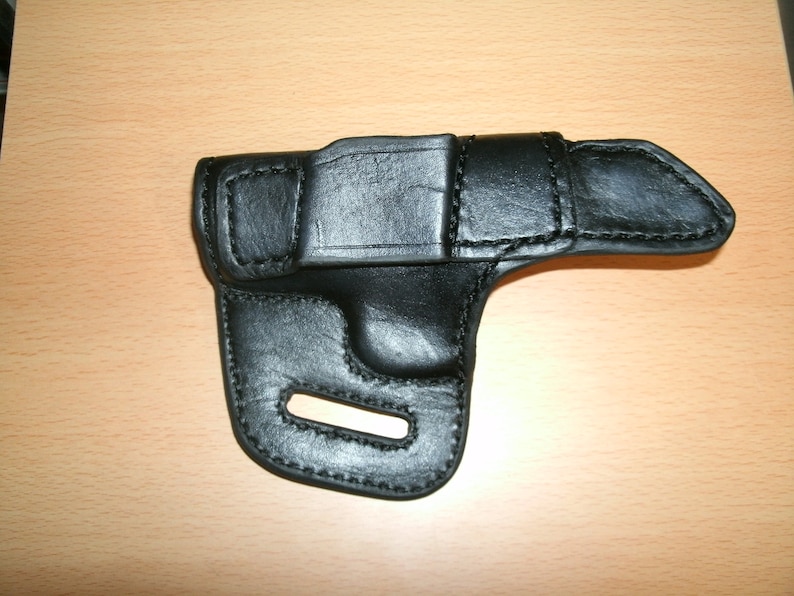 Avenger Style Holster Smith /& Wesson MP 9 Shield Chocolate Brown Medium Brown Light Brown Black Leather Holster OWB RightLeft Handmade USA