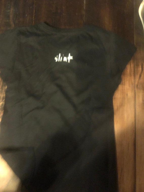 SLINT original vintage girl shirt. print on the BA