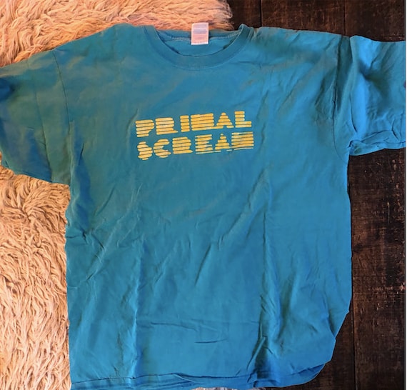 vintage primal scream t shirt
