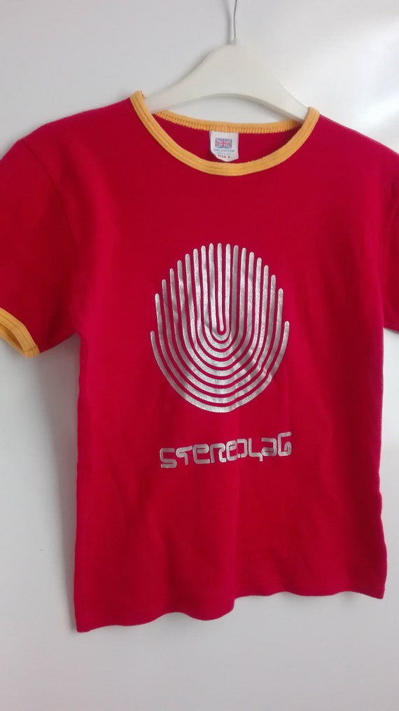 STEREOLAB original VINTAGE 1995 ring t- shirt. no