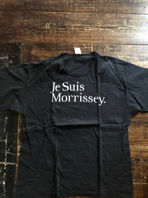 Morrissey 2004 tshirt original "Je suis Morrissey"