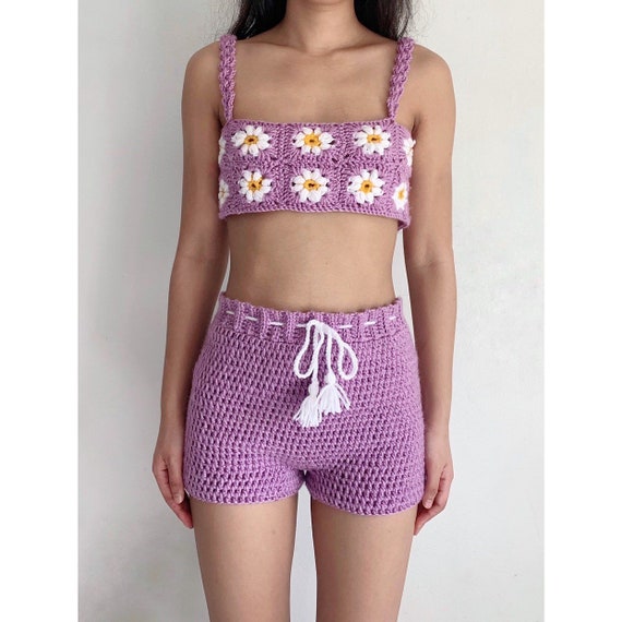 daisy crochet top