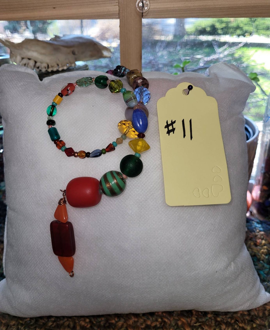 Funky India Glass Suncatcher Tree Jewelry Yard Art Etsy