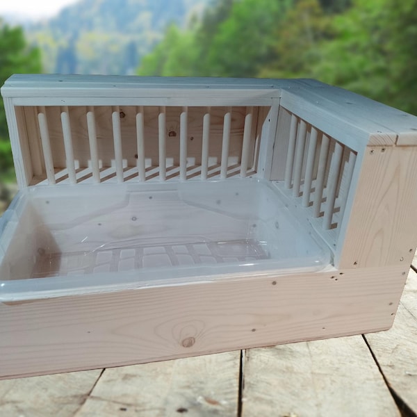 XL Rabbit Hay Feeder - L shape