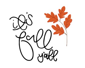 It's fall y'all | Etsy