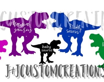 Download Free Family Shirt Svg Dinosaur Shirts Mock Up Iron On Ready Cut File Trex Family Shirt Ideas Vacation Shirts Free Psd Mockups PSD Mockup Template