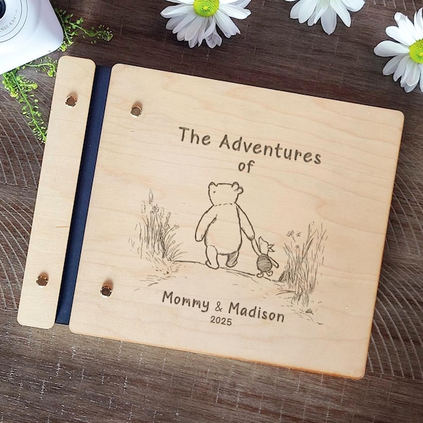Custom Adventure Book - Mom Gift from Child - Personalized Adventures Mom & Me Scrapbook - Family Photo Album. Mother's Day Gift