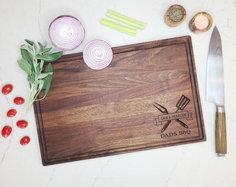 Custom Engraved Cutting Board For Dad / Grandfather. Grill Master. Grilling Gift for Grill Master. Father's Day Gift.