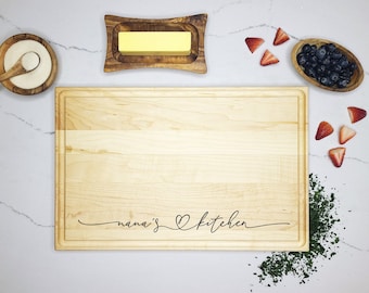 Nana's Kitchen, Cutting Board Personalized with Any Name for Custom Mother's Day Gift, Custom Cutting Board, Nana Gift, Grandma gift