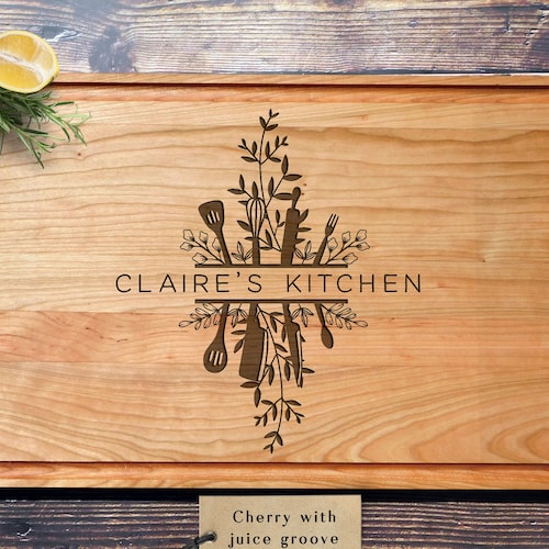 Custom Cutting Board Kitchen Gift for Him. Engraved Cutting Etsy
