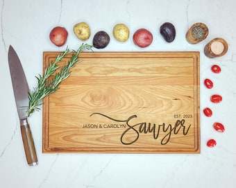 New Home Gift, Custom Cutting Board, Personalized Cutting Board, Realtor Gift, Custom Wedding Gift, Anniversary Gift, Engraved Cutting Board