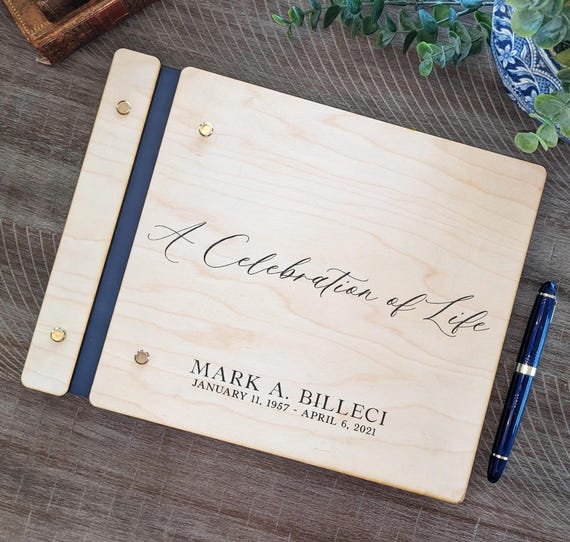 Engraved Guest book Engraved Guest book