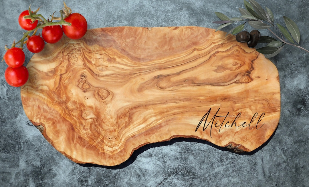 Personalized Olive Wood Cutting Board – Do Take It Personally