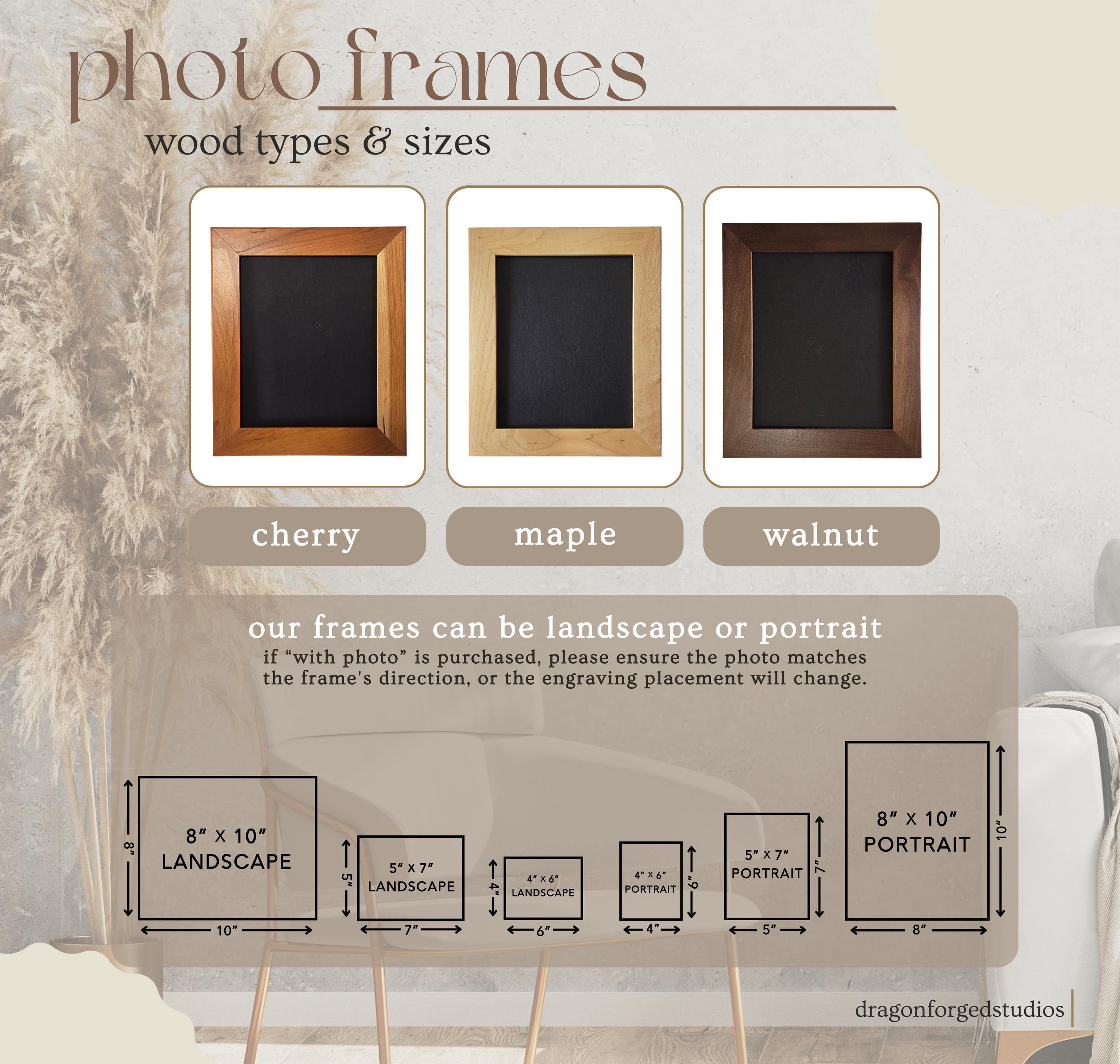 Handwriting Engraved Photo Frame - Personalized Handwritten Notes From ...