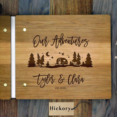 Our Adventures Engraved and Personalized Custom Wooden Etsy