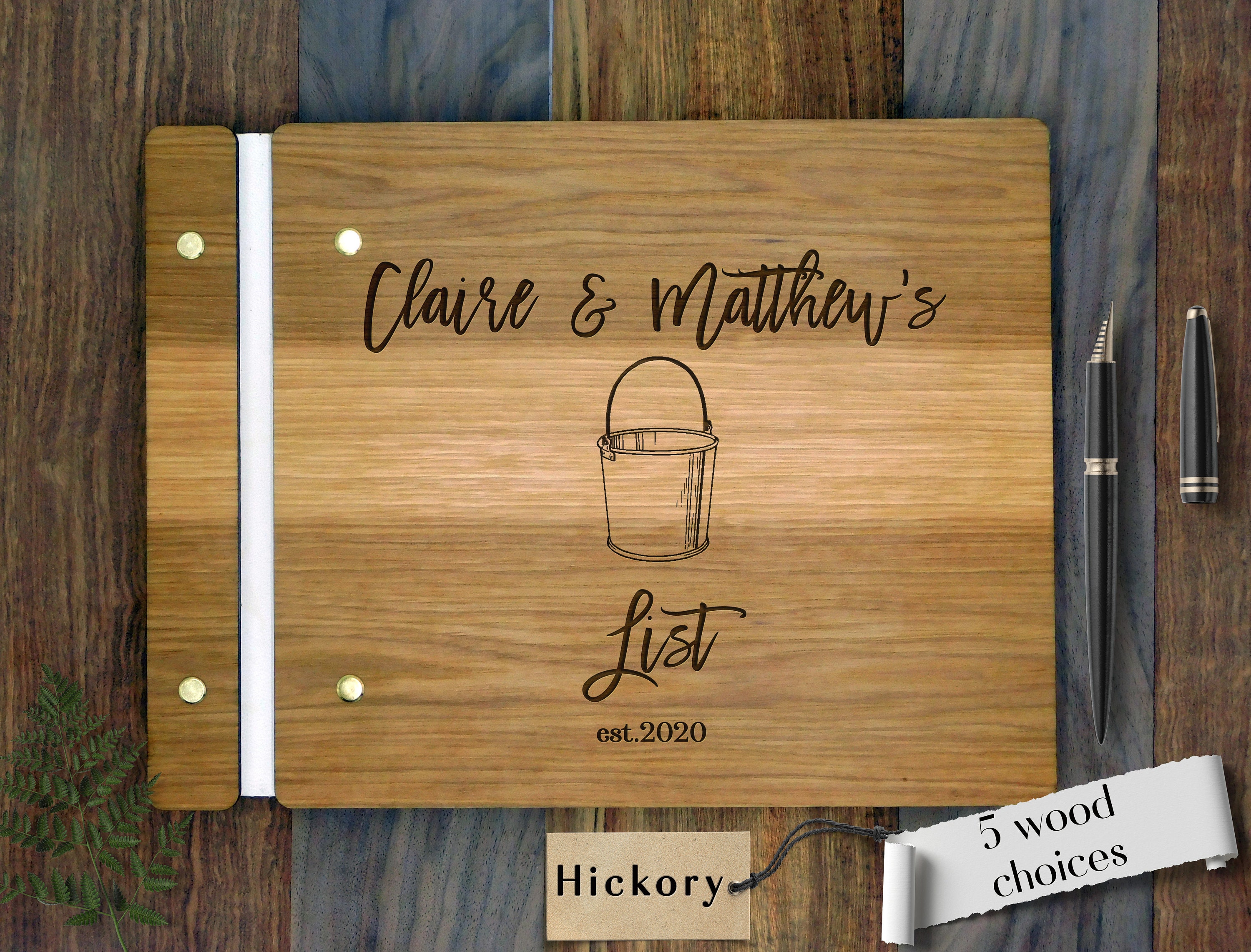 Our Bucket List Book Custom Bucket List Personalized Bucket | Etsy