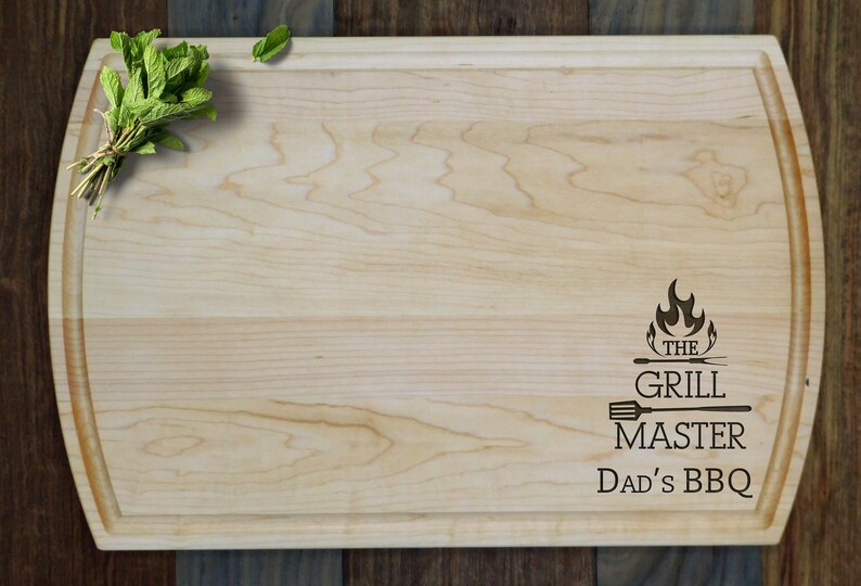 Custom Engraved Cutting Board BBQ Grill Master. Personalized Etsy