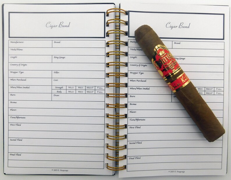 Personalizable Cigar Notebook / cigar tasting Journal Gift Etsy