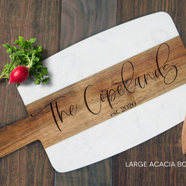 Custom Charcuterie Board, Personalized Cutting Board Wedding Gift, Housewarming Gift, Bridal Shower Gift, Anniversary Gift
